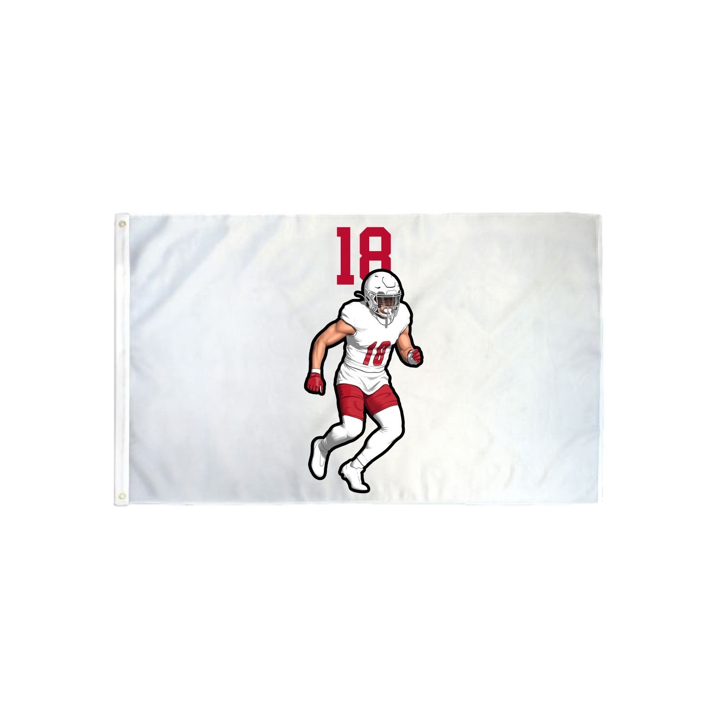 3x5 Flag — Number Top in Classic