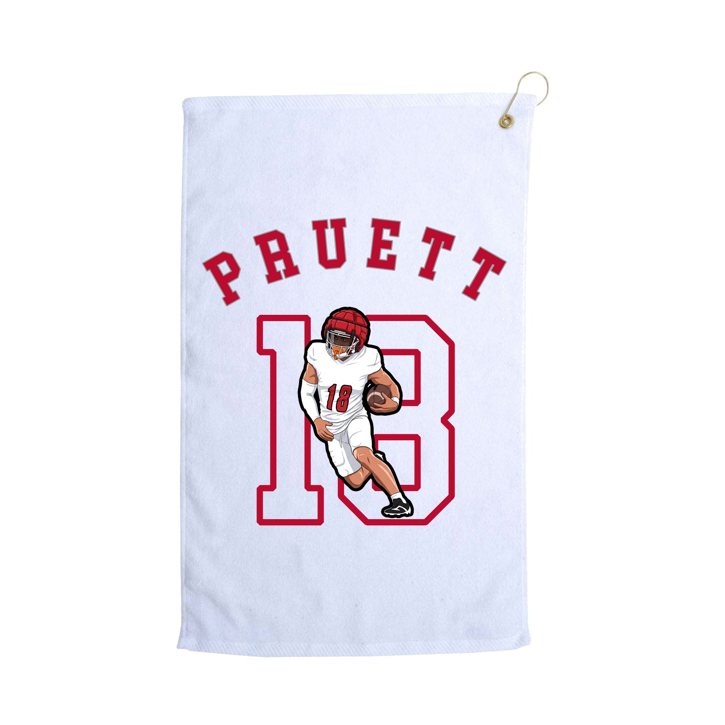 Golf Towel — Shirsey Arch in White