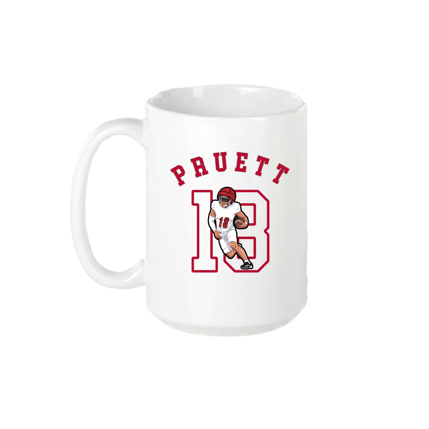15oz Coffee Mug — Shirsey Arch in White