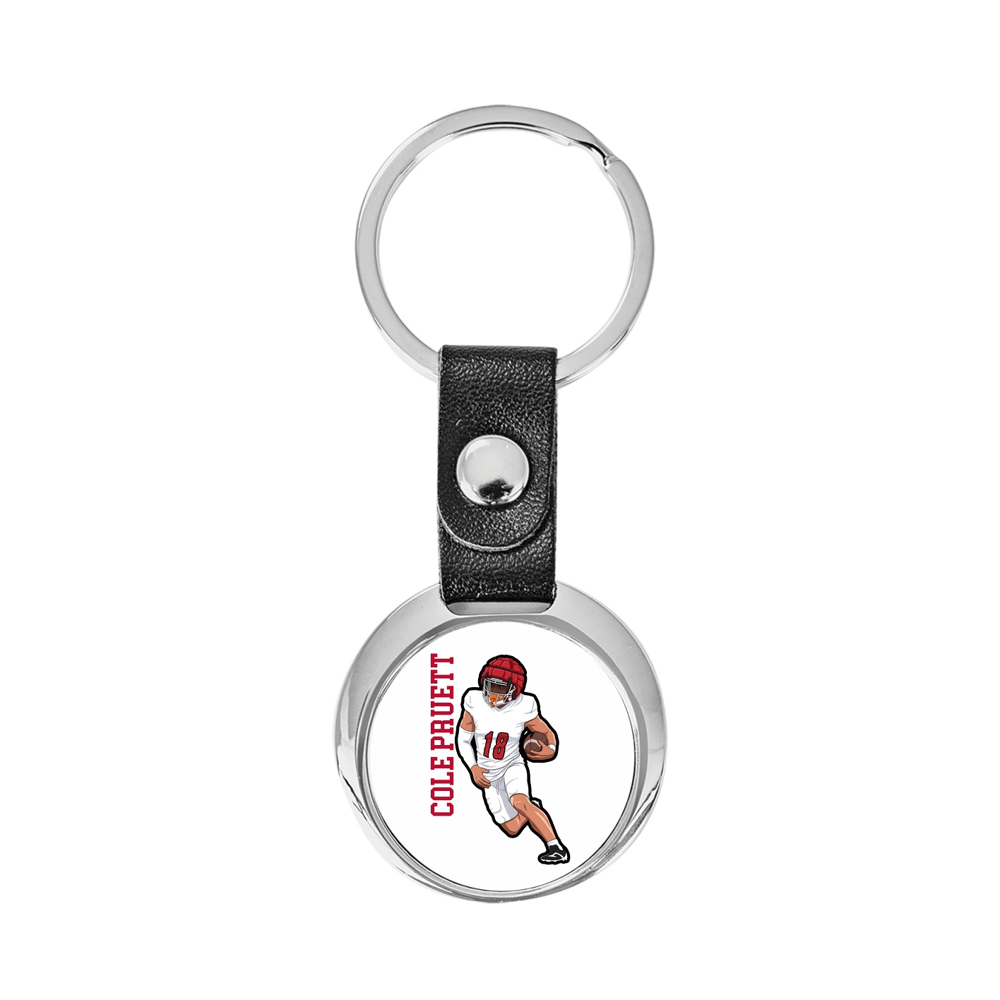 Key Chain — Name Vertical in Classic