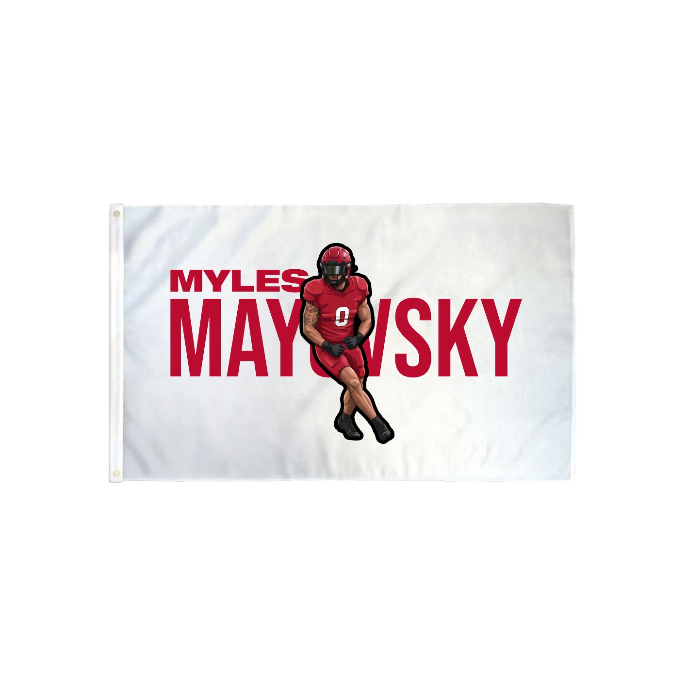3x5 Flag — Player Name in Classic