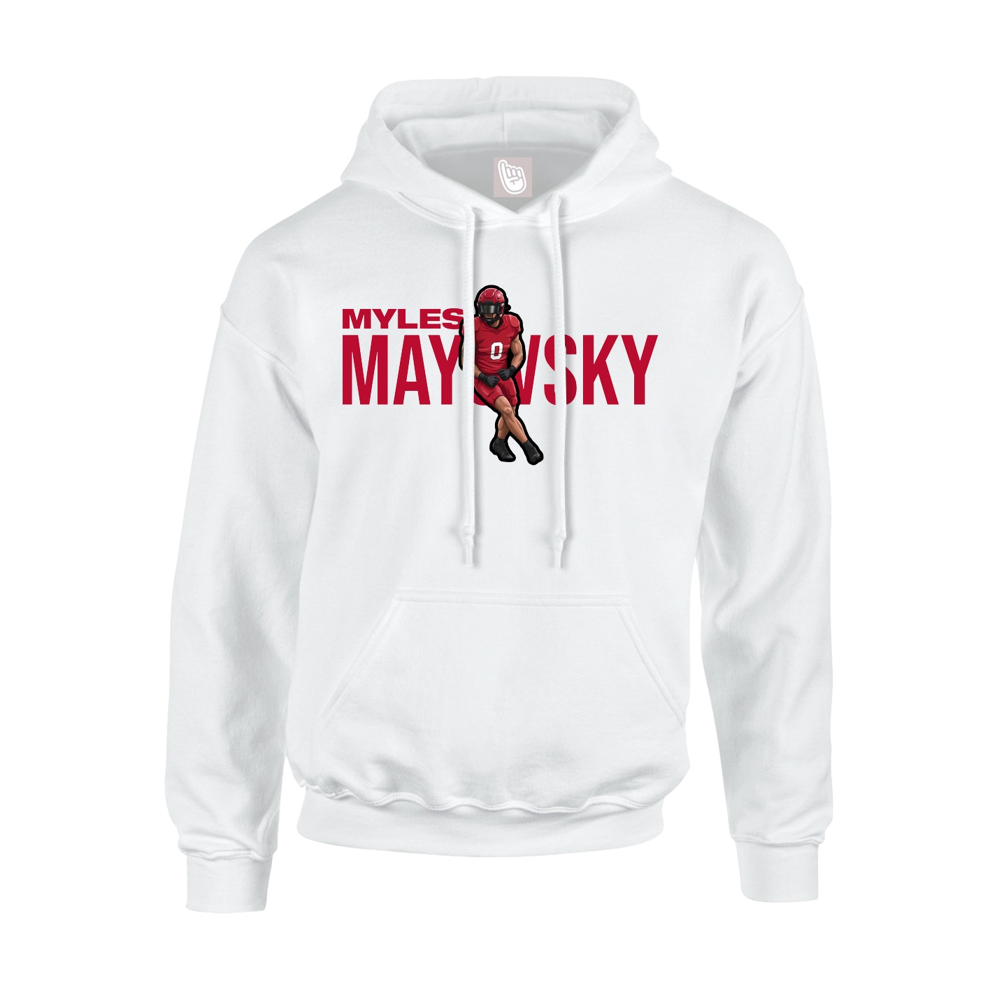 Hoodie — Player Name in White