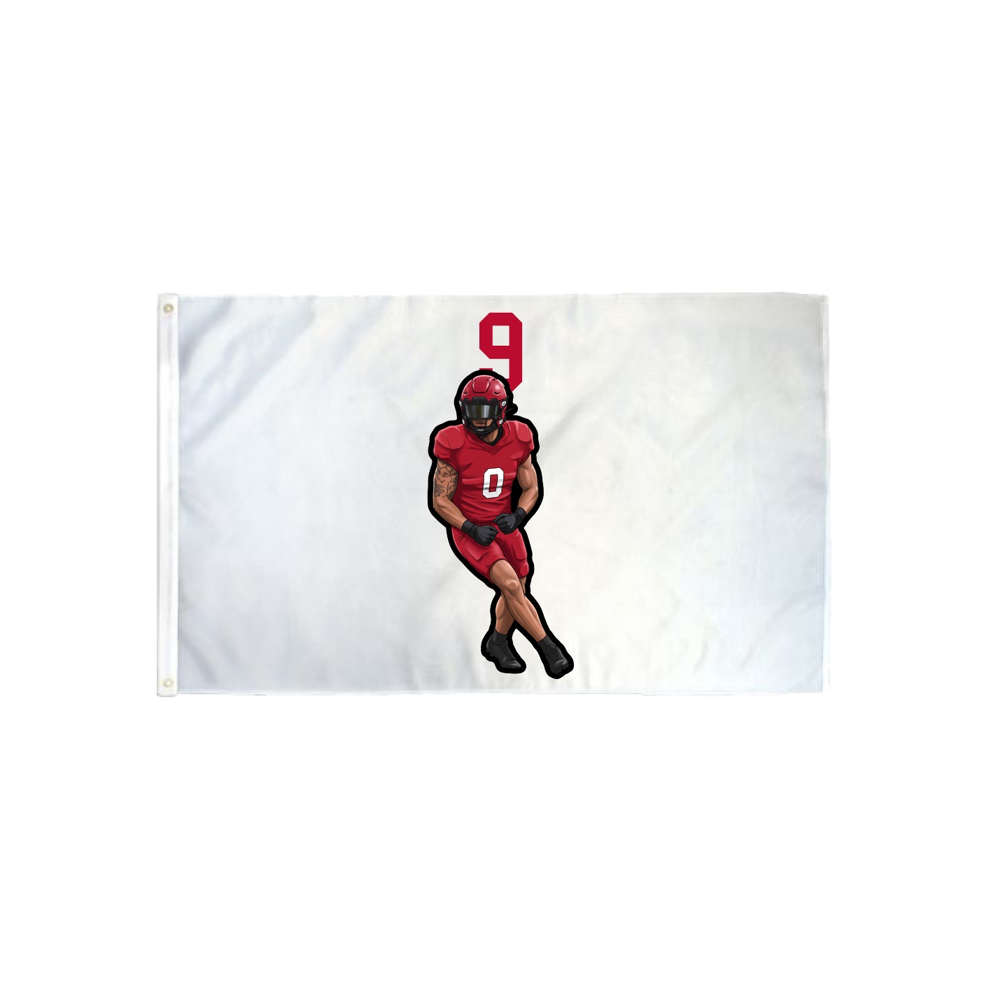 3x5 Flag — Number Top in Classic