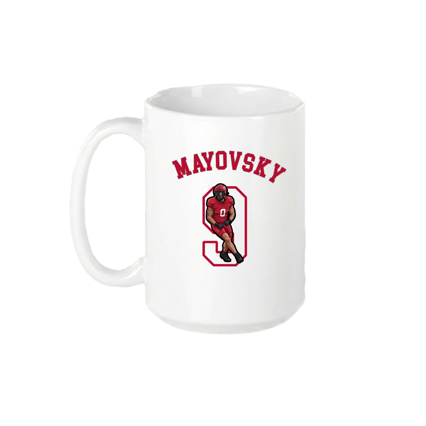 15oz Coffee Mug — Shirsey Arch in White