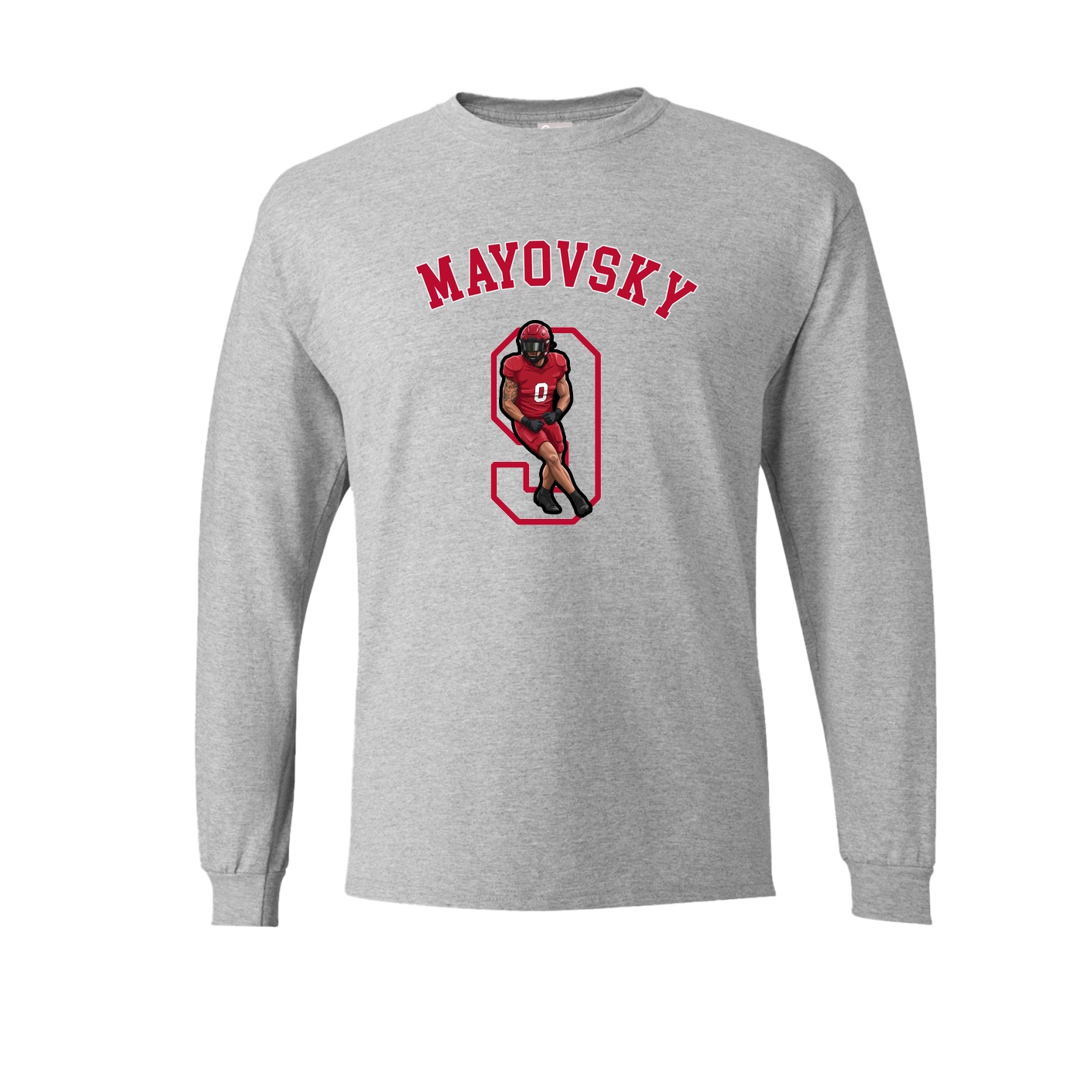 Long Sleeve Tee — Shirsey Arch in Grey