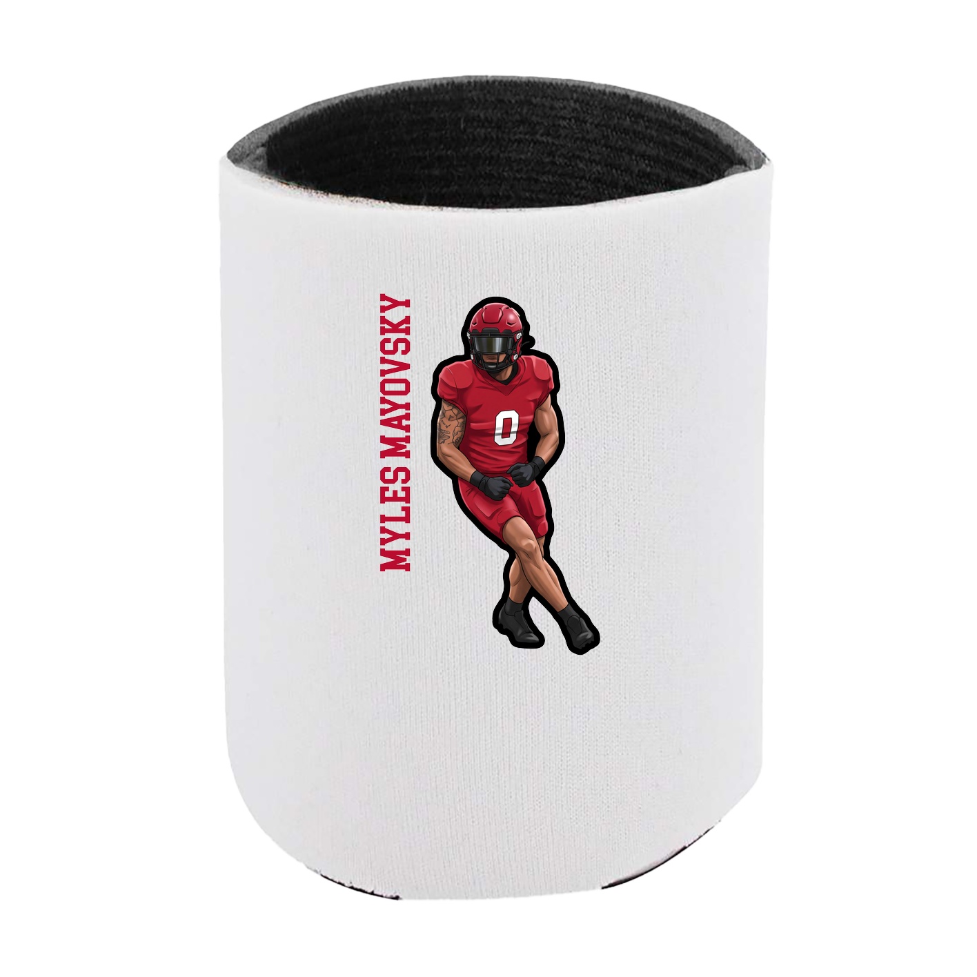 Can Holder — Name Vertical in White