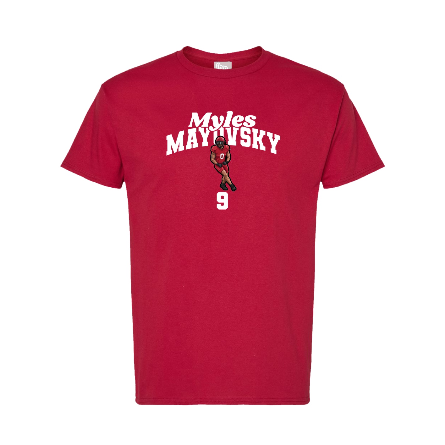 Tee — Signature Arch in Crimson