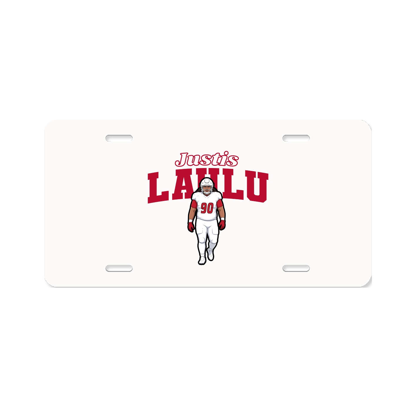 License Plate — Name Arch in Classic