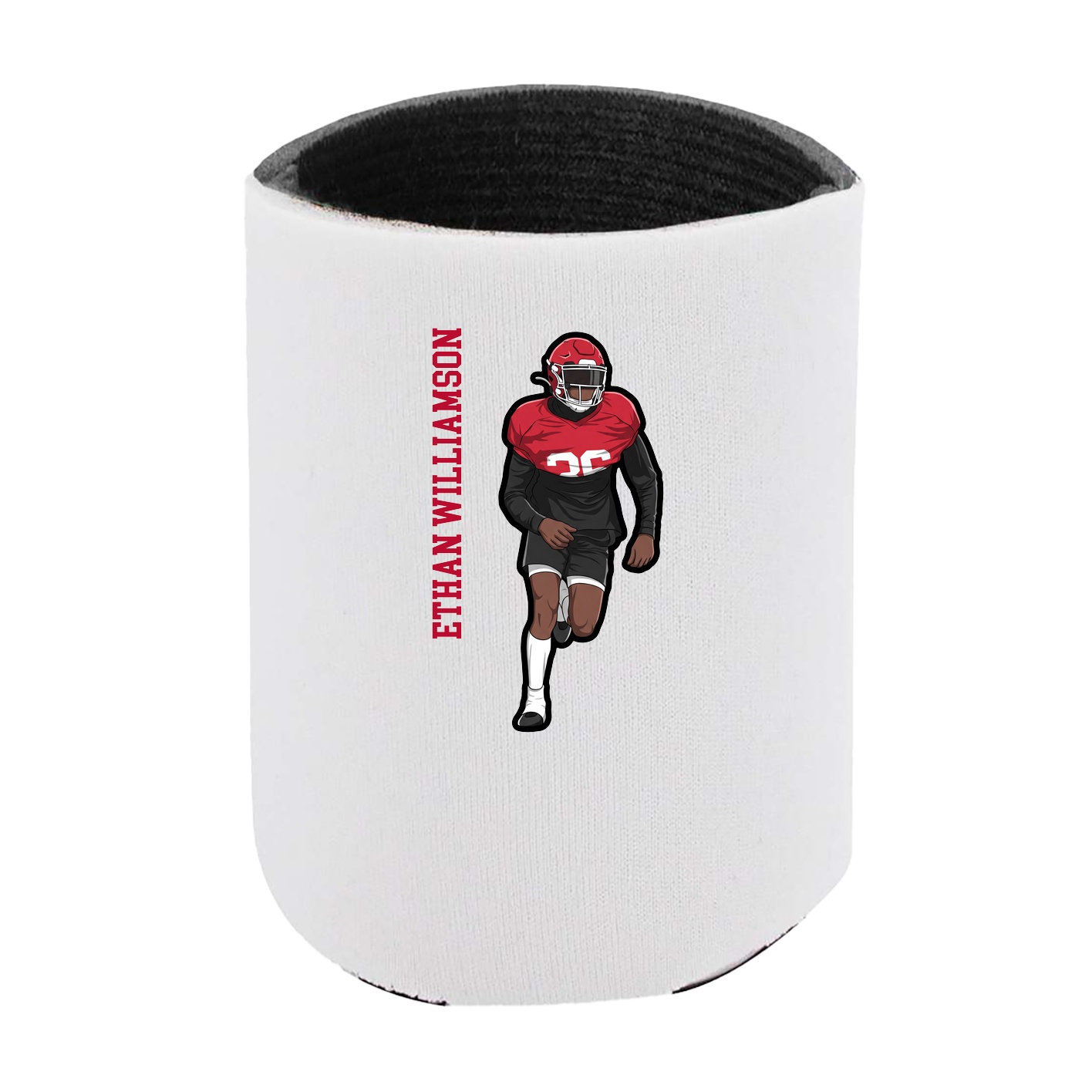 Can Holder — Name Vertical in White