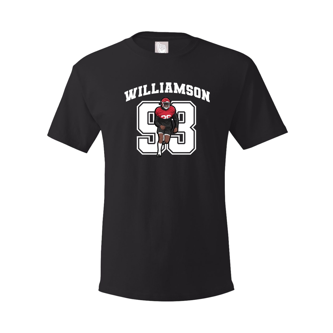Youth Tee — Number in Black