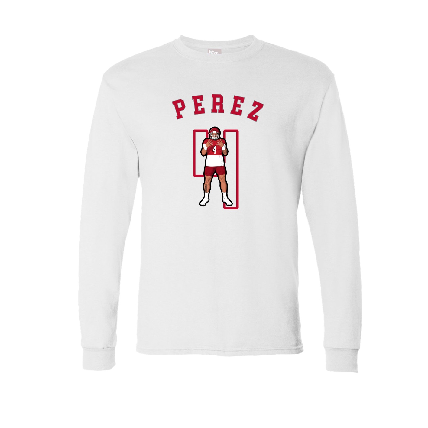 Long Sleeve Tee — Shirsey Arch in White
