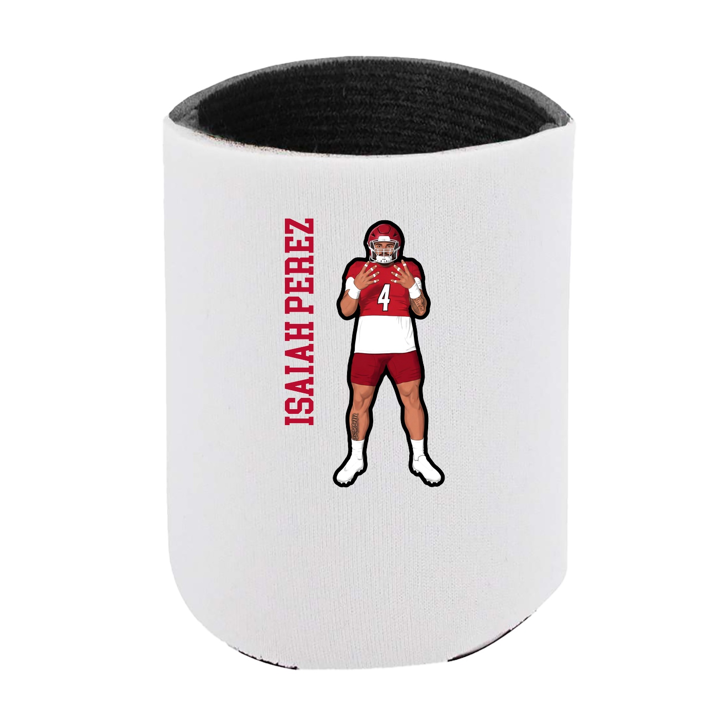 Can Holder — Name Vertical in White