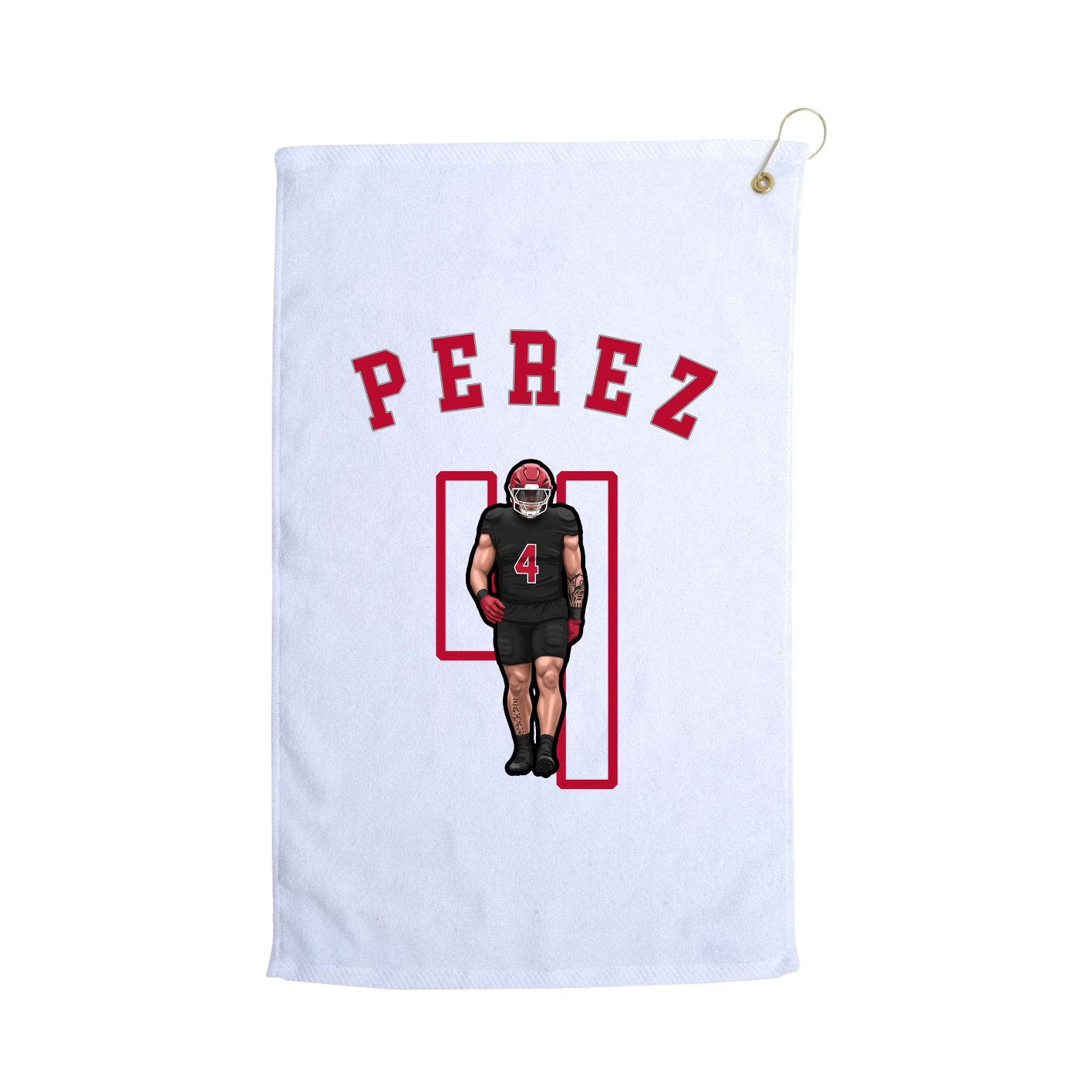 Golf Towel — Shirsey Arch in White