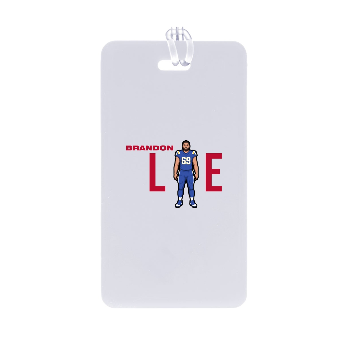 Bag Tag — Player Name in Classic