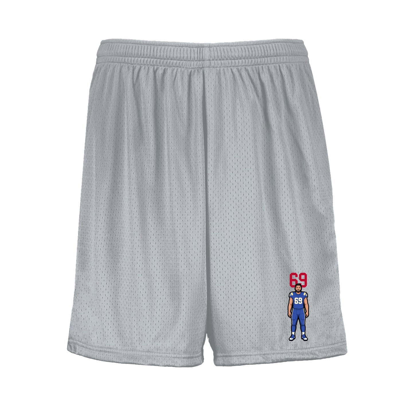 Shorts — Number Top in Silver