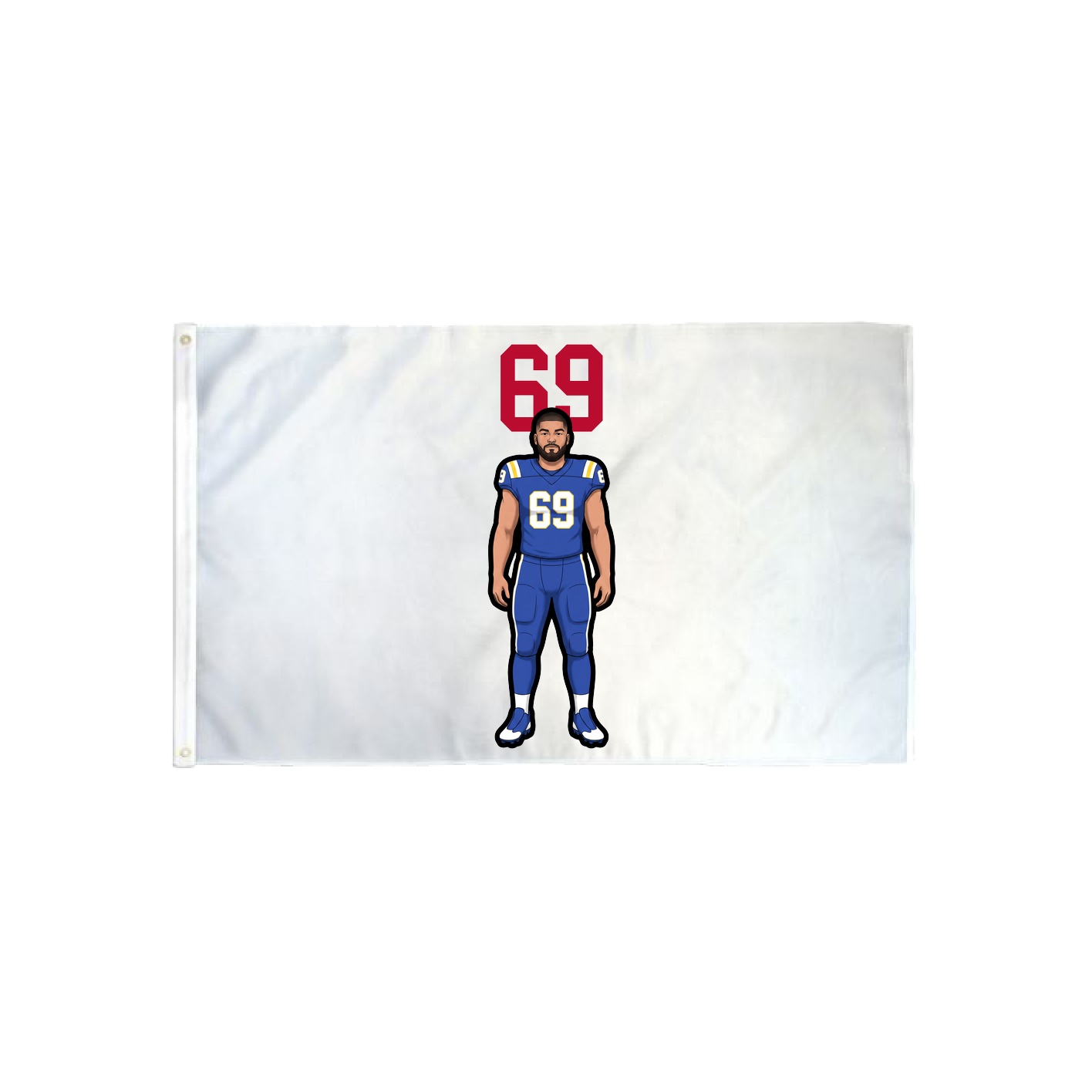 3x5 Flag — Number Top in Classic