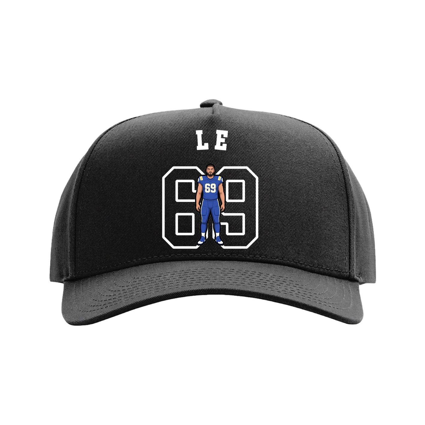 Full Fabric Five-Panel Champ Cap