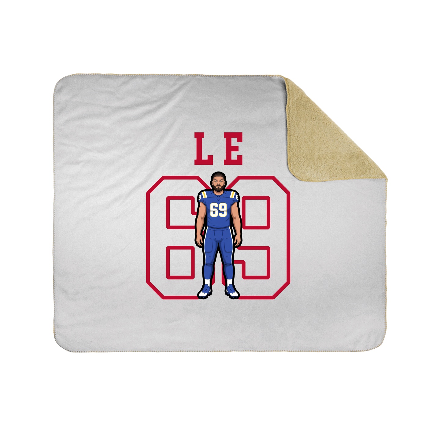 Throw Blanket — Shirsey in White