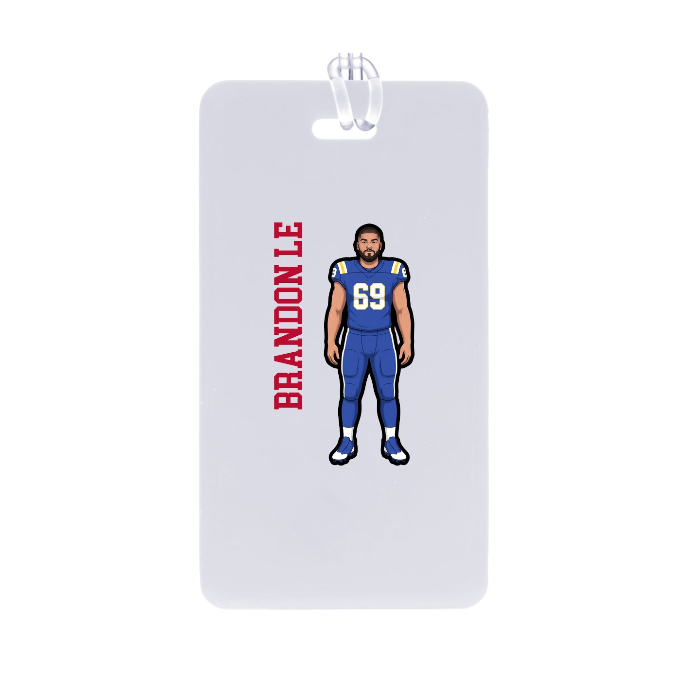Bag Tag — Name Vertical in Classic