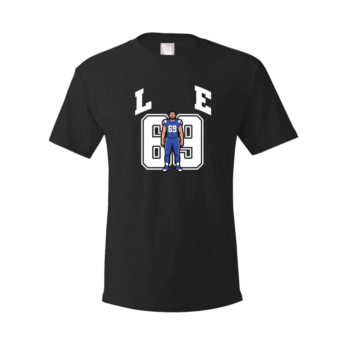 Youth Tee — Number in Black