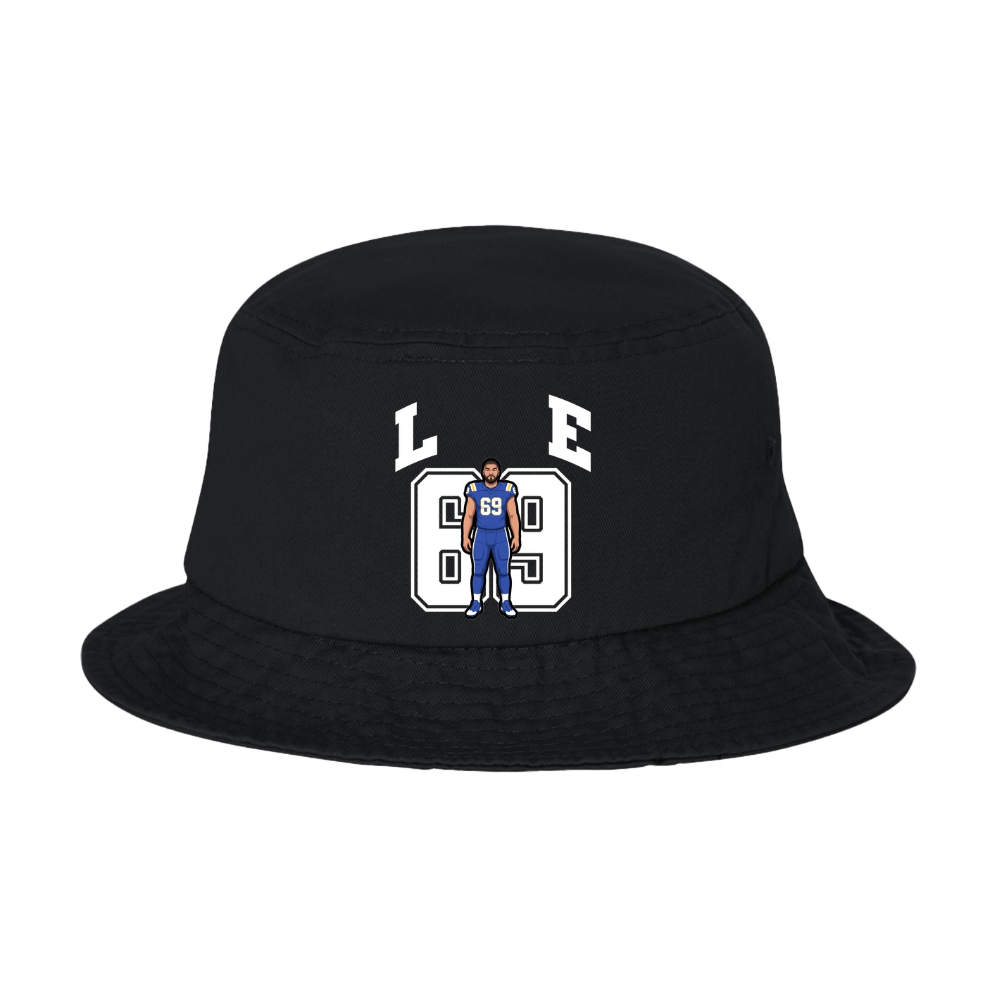 Bucket Cap — Number in Black