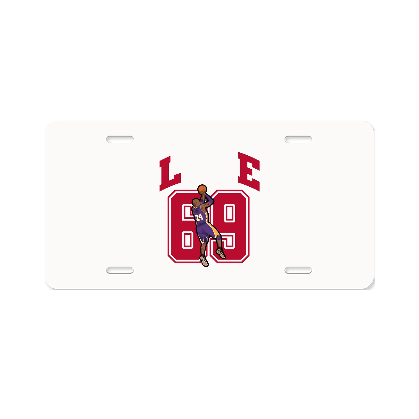 License Plate — Number in Classic