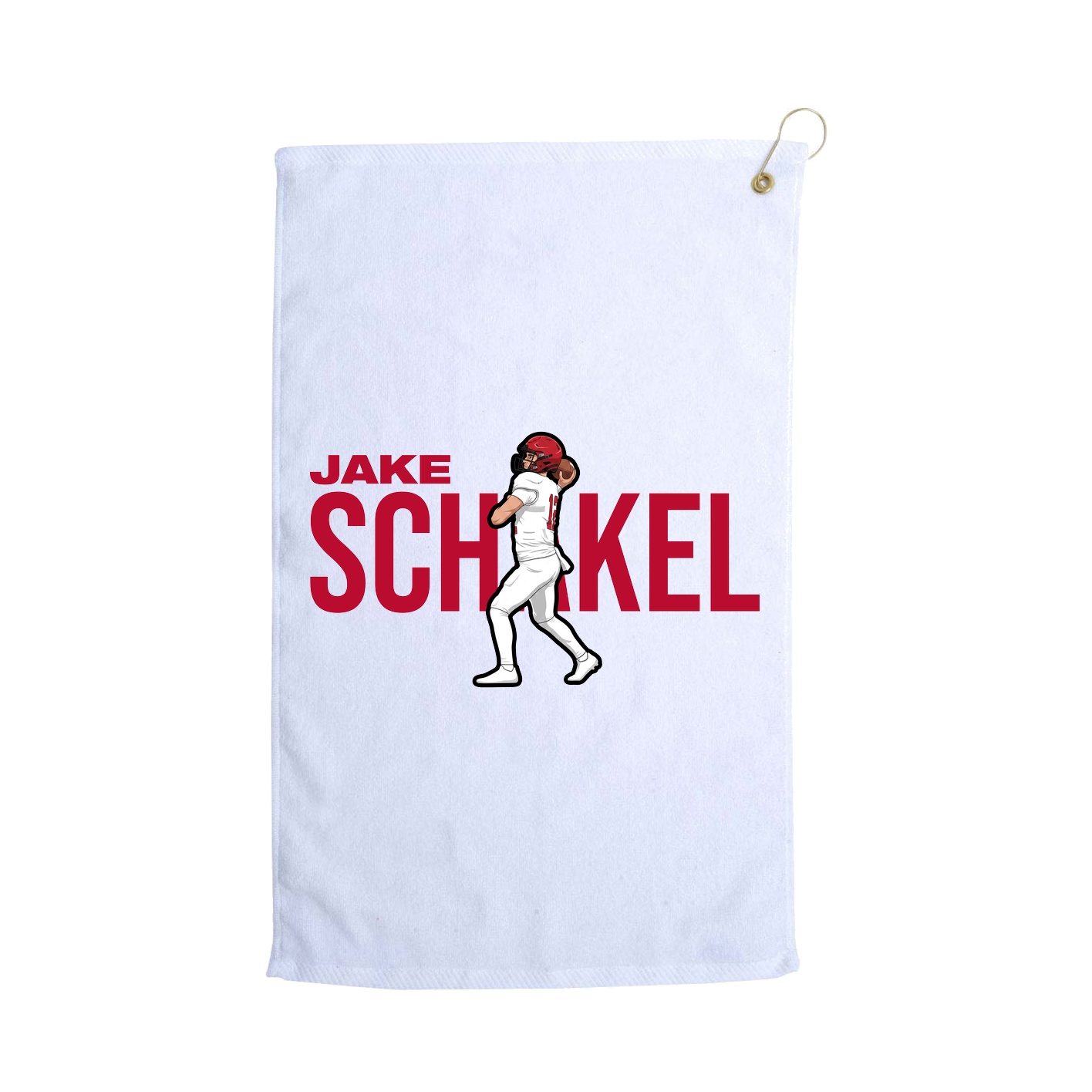 Golf Towel — Player Name in White