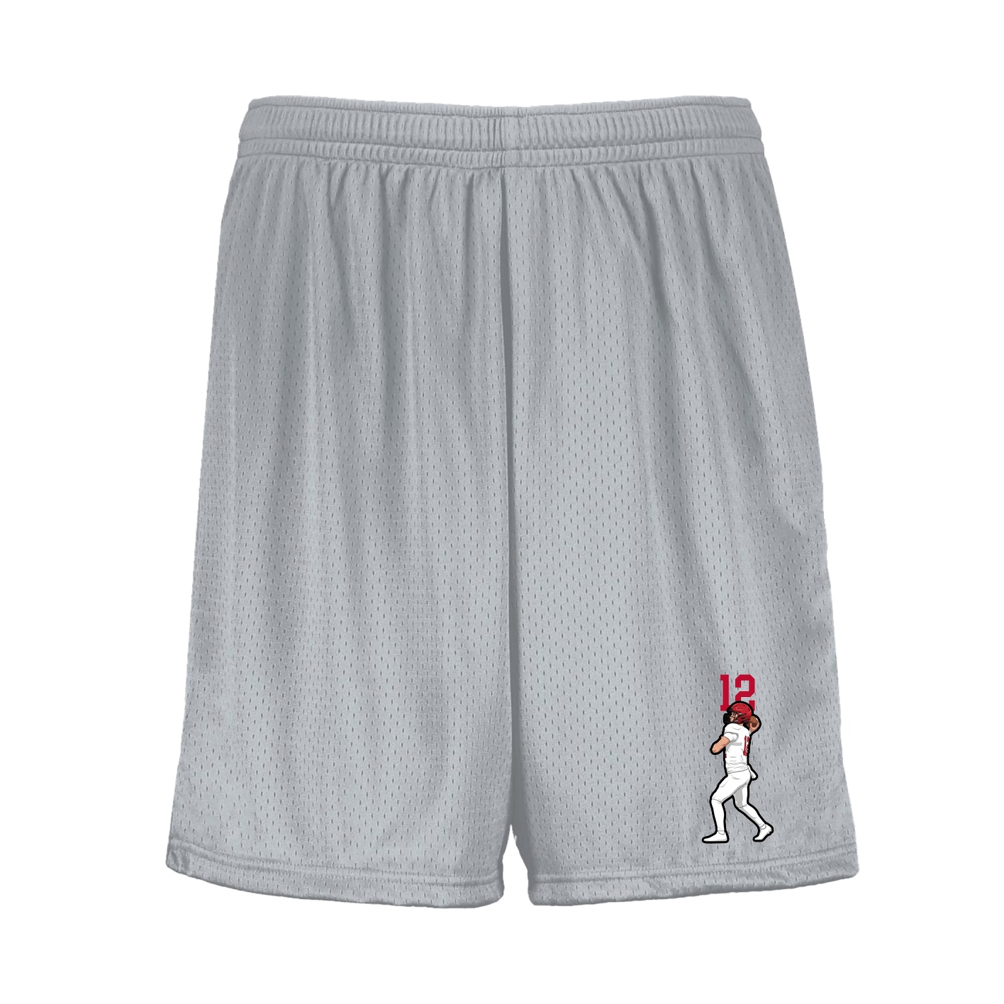 Shorts — Number Top in Silver