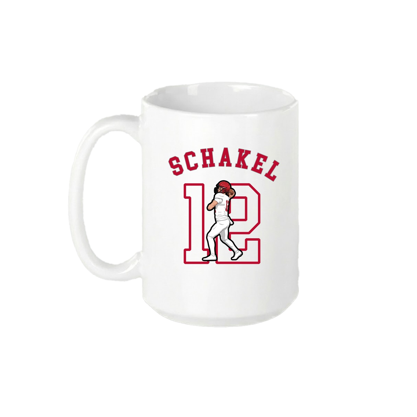 15oz Coffee Mug — Shirsey Arch in White