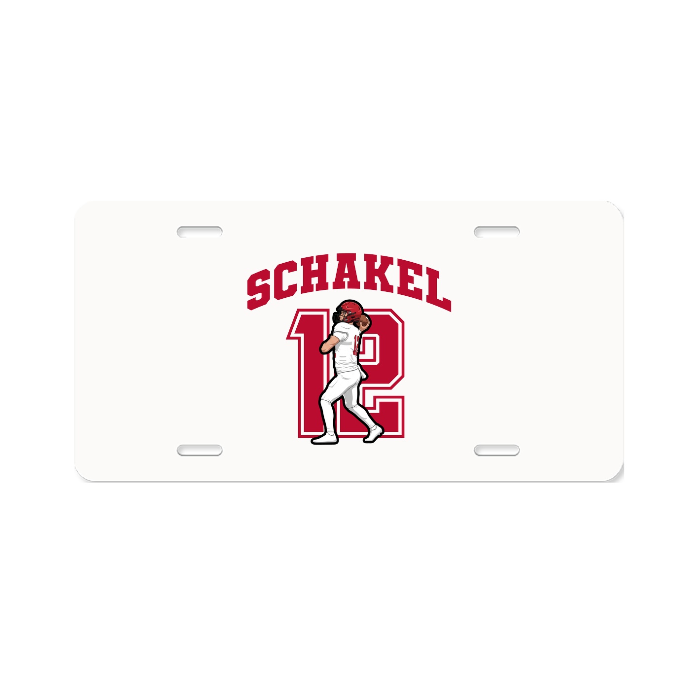 License Plate — Number in Classic