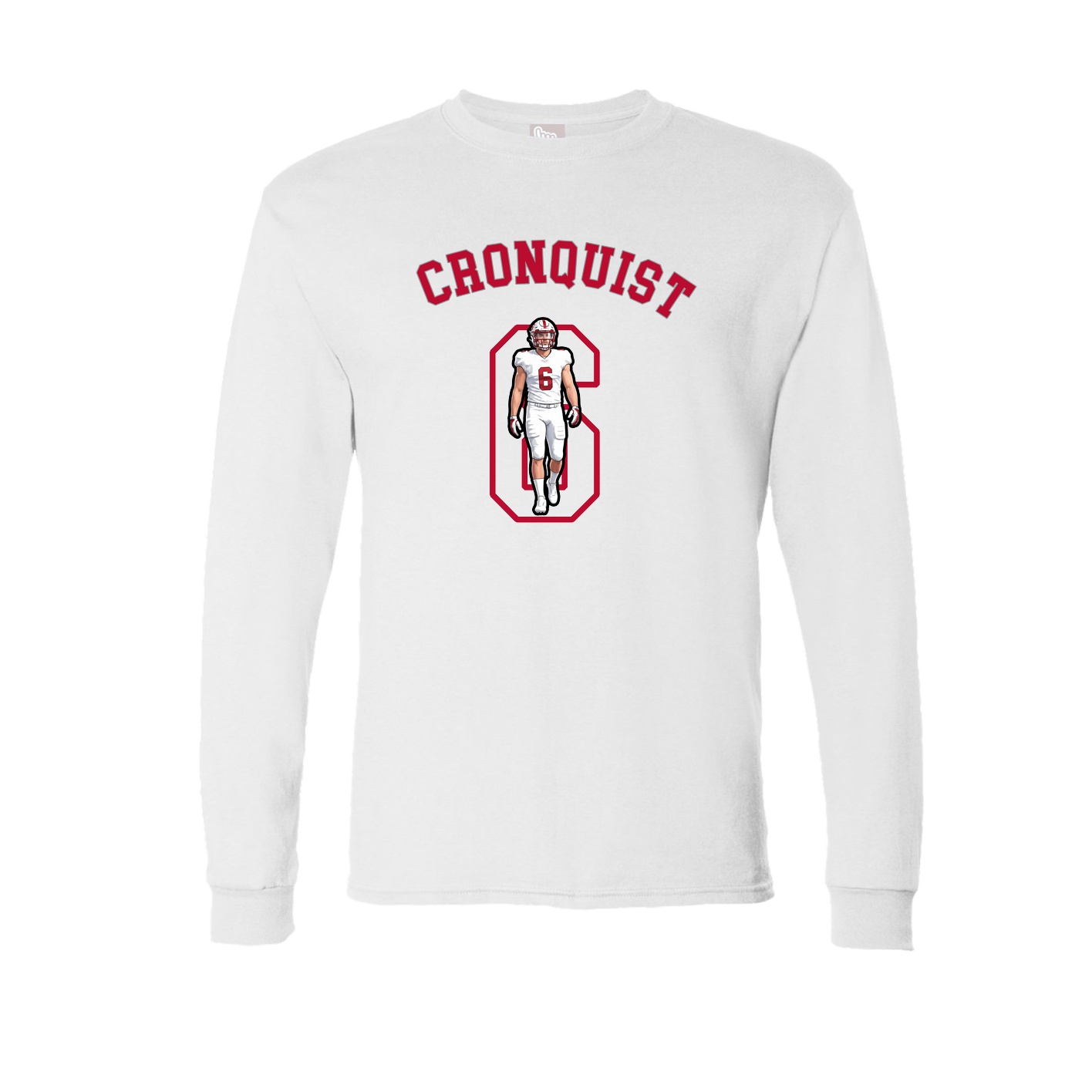 Long Sleeve Tee — Shirsey Arch in White