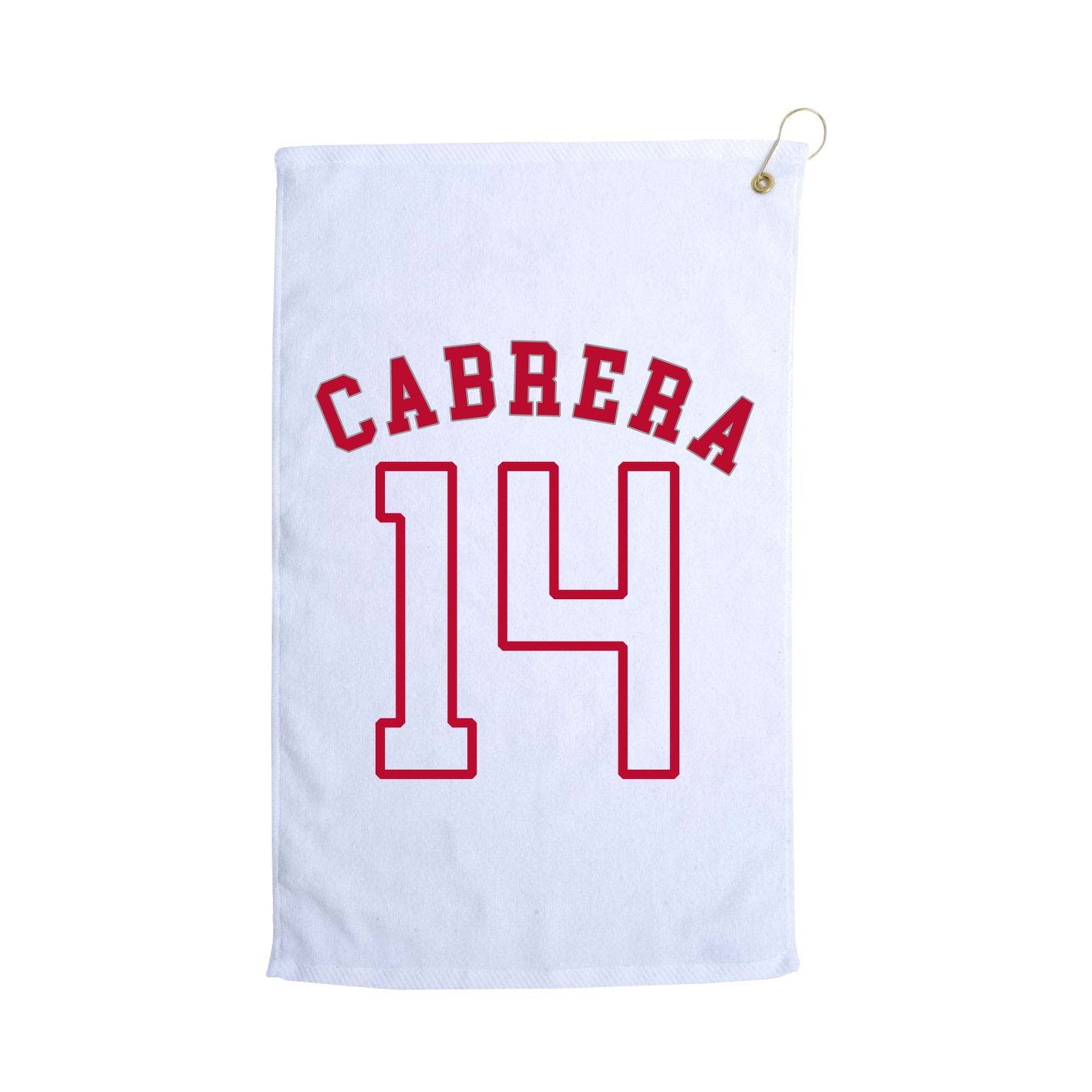Golf Towel — Shirsey Arch in White