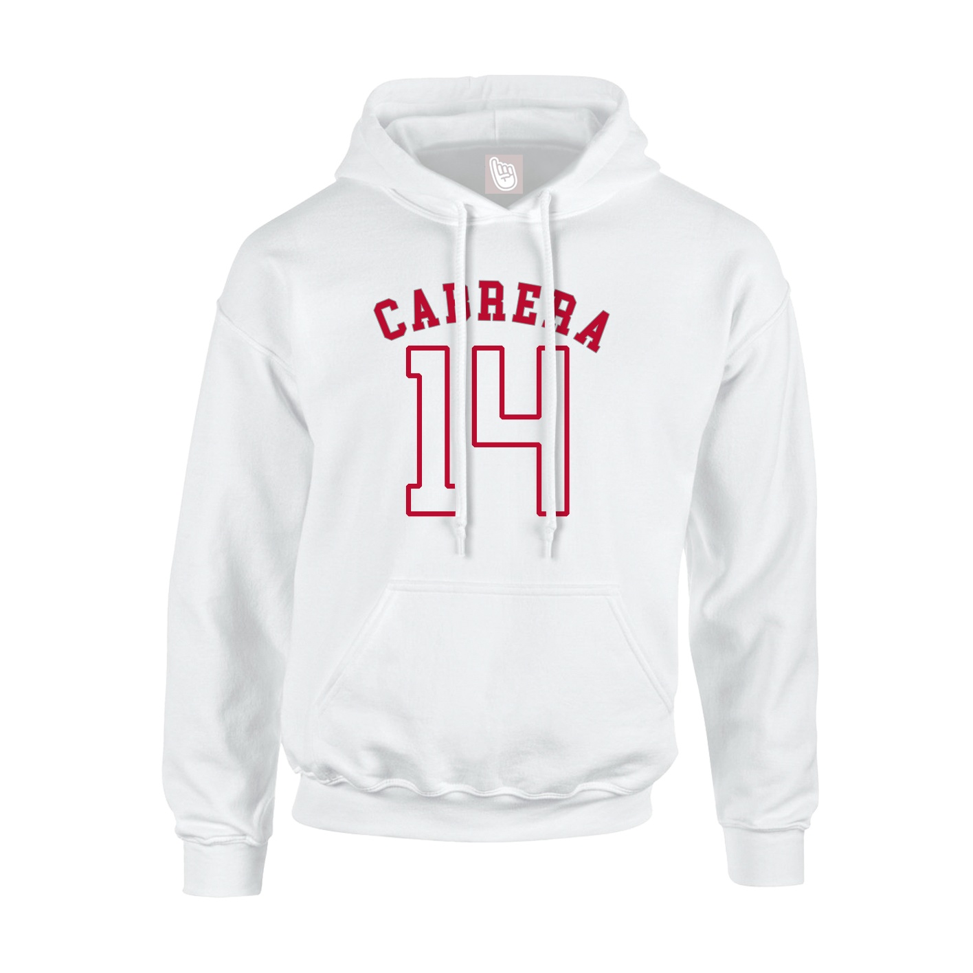 Hoodie — Shirsey Arch in White