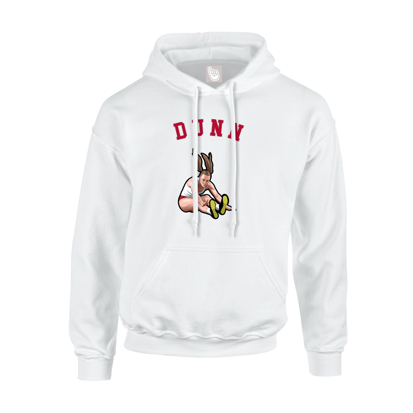 Youth Hoodie — Shirsey Arch in White