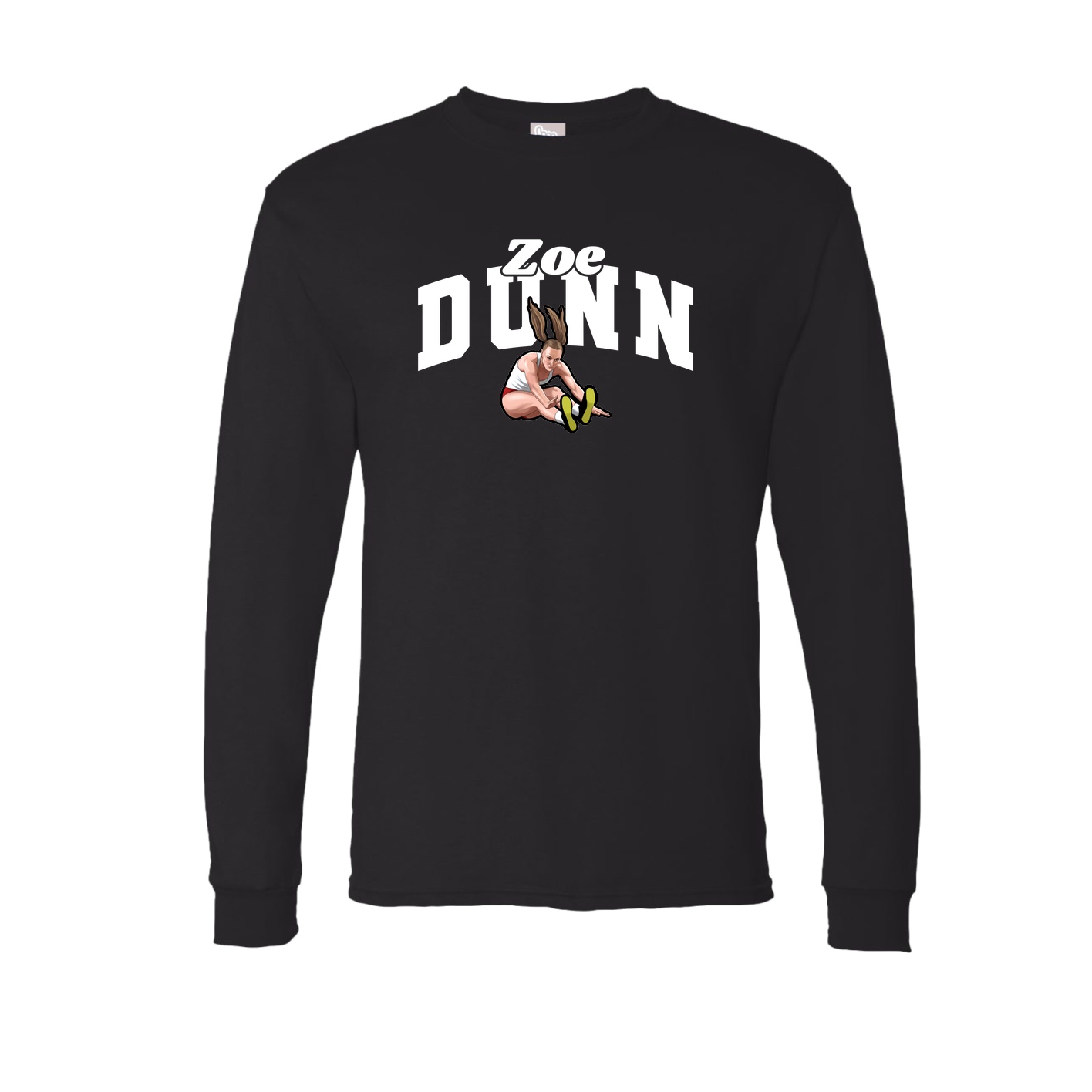 Long Sleeve Tee — Signature Arch in Black