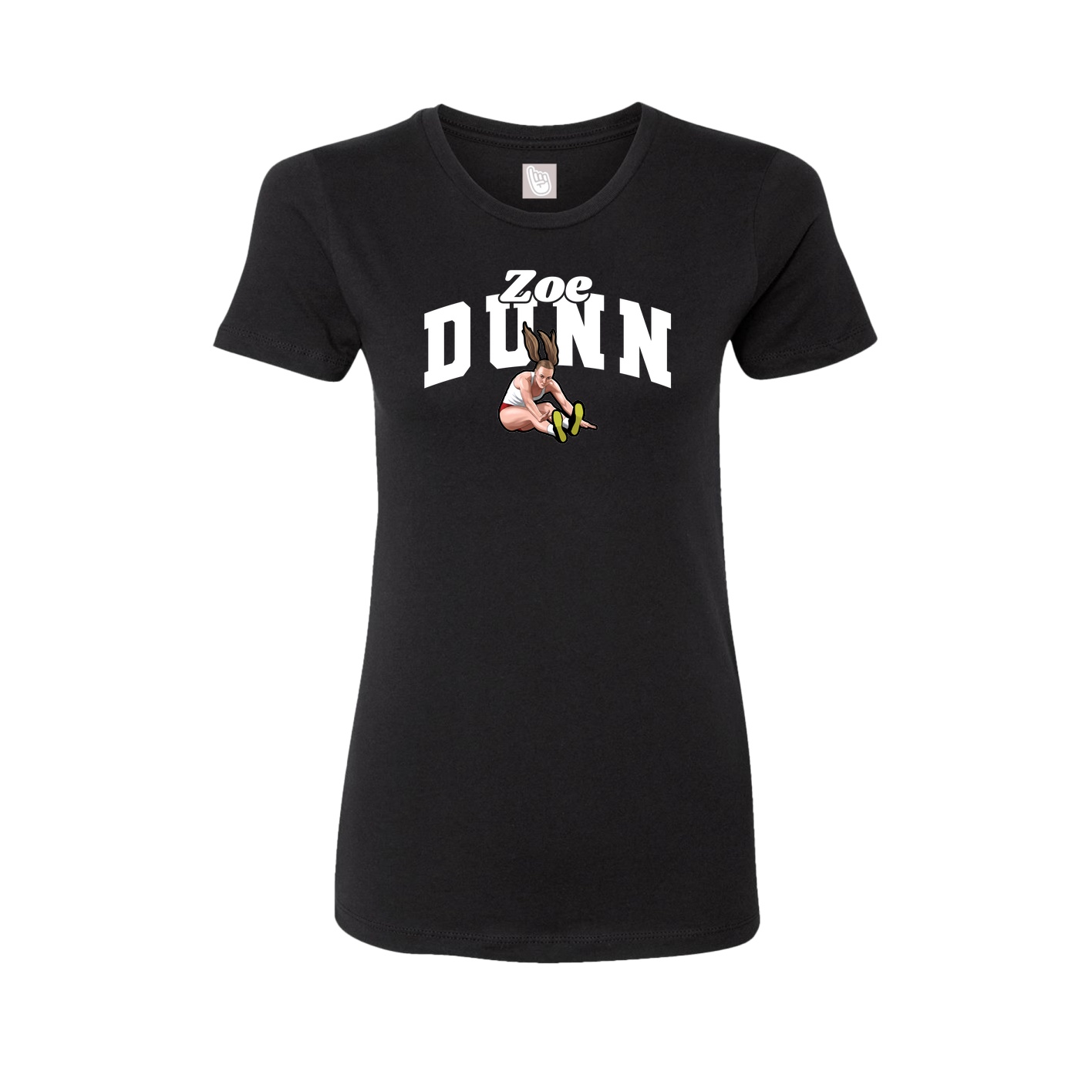 Womens Tee — Signature Arch in Black