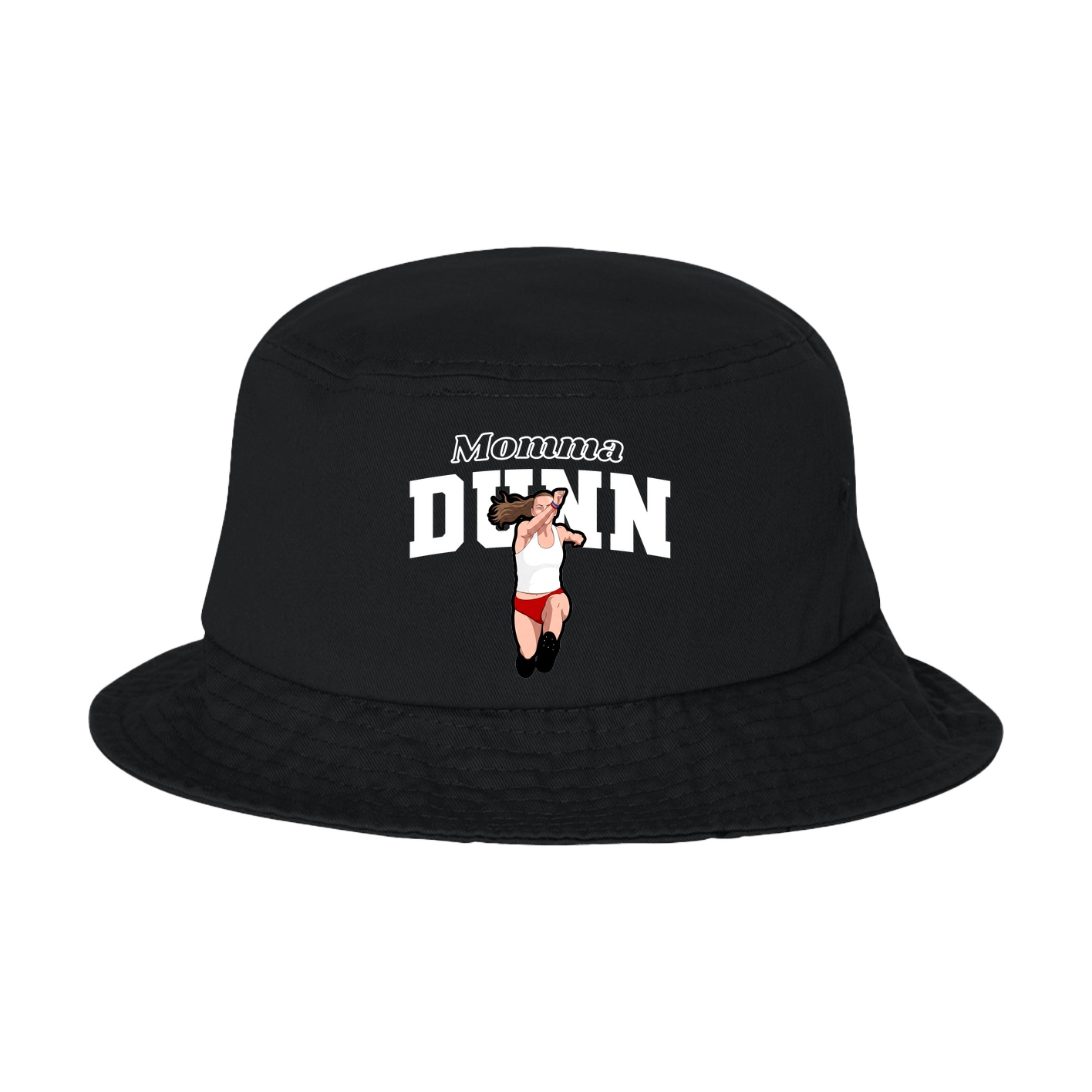 Bucket Cap — Mothers Day Block in Black