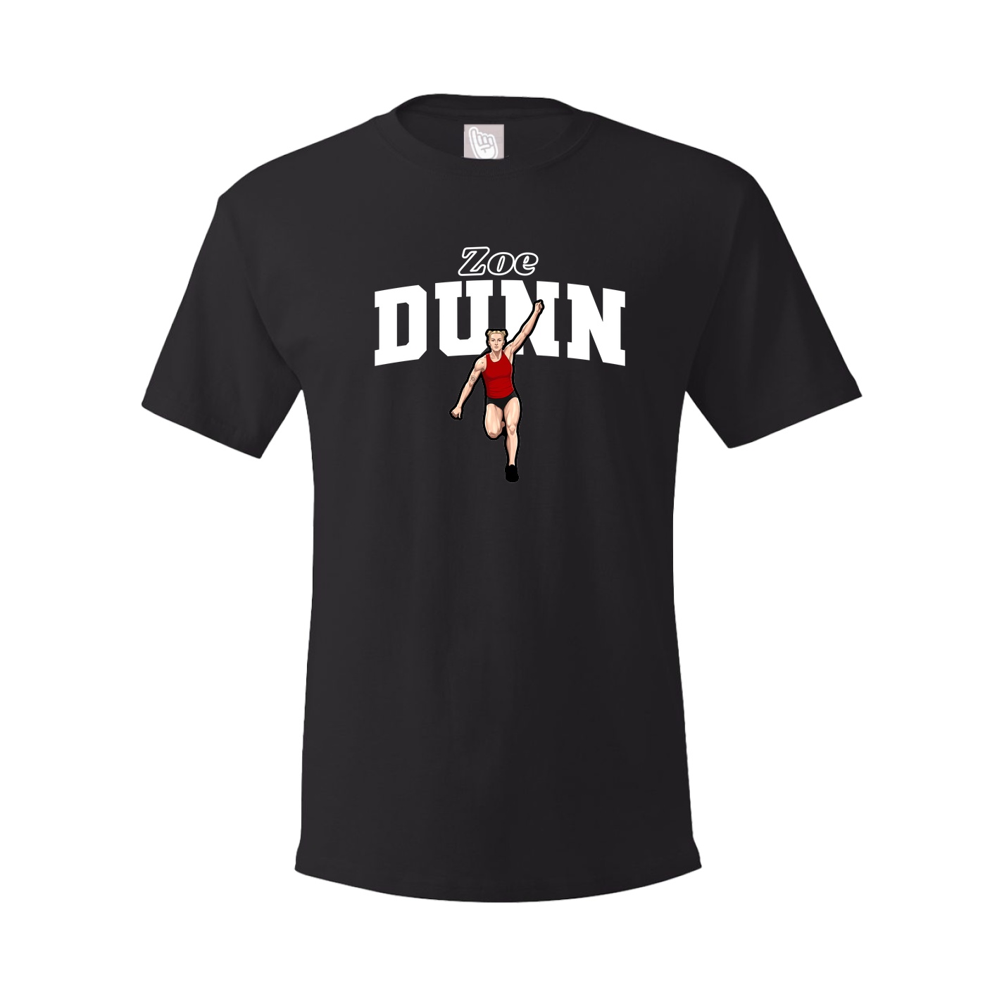 Youth Tee — Name Arch in Black