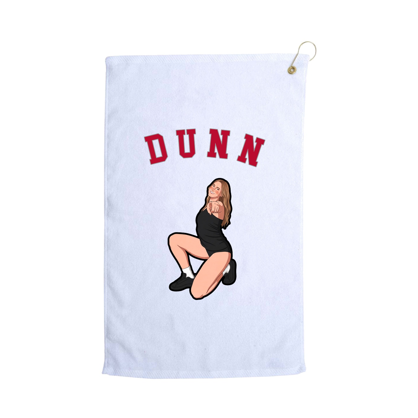 Golf Towel — Shirsey Arch in White