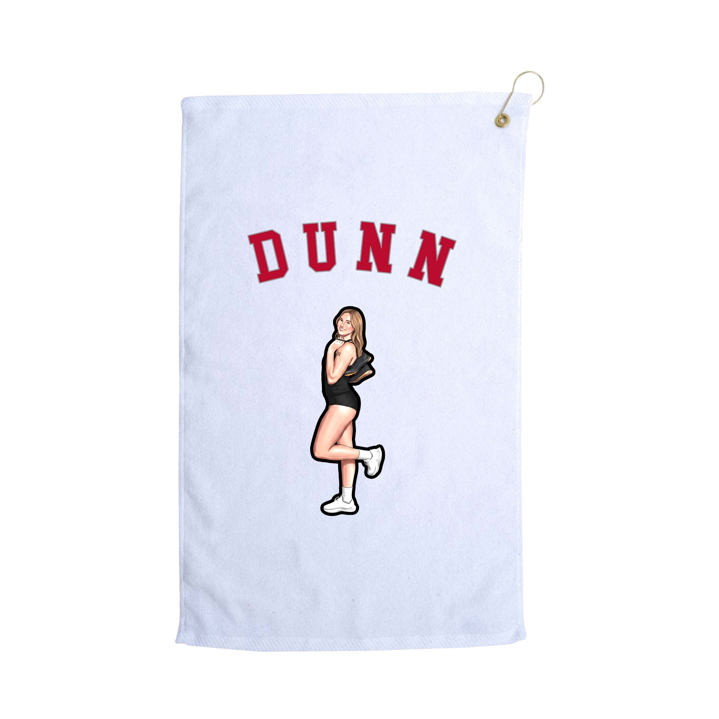 Golf Towel — Shirsey Arch in White