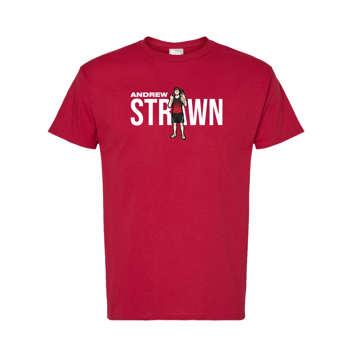 Tee — Player Name in Crimson