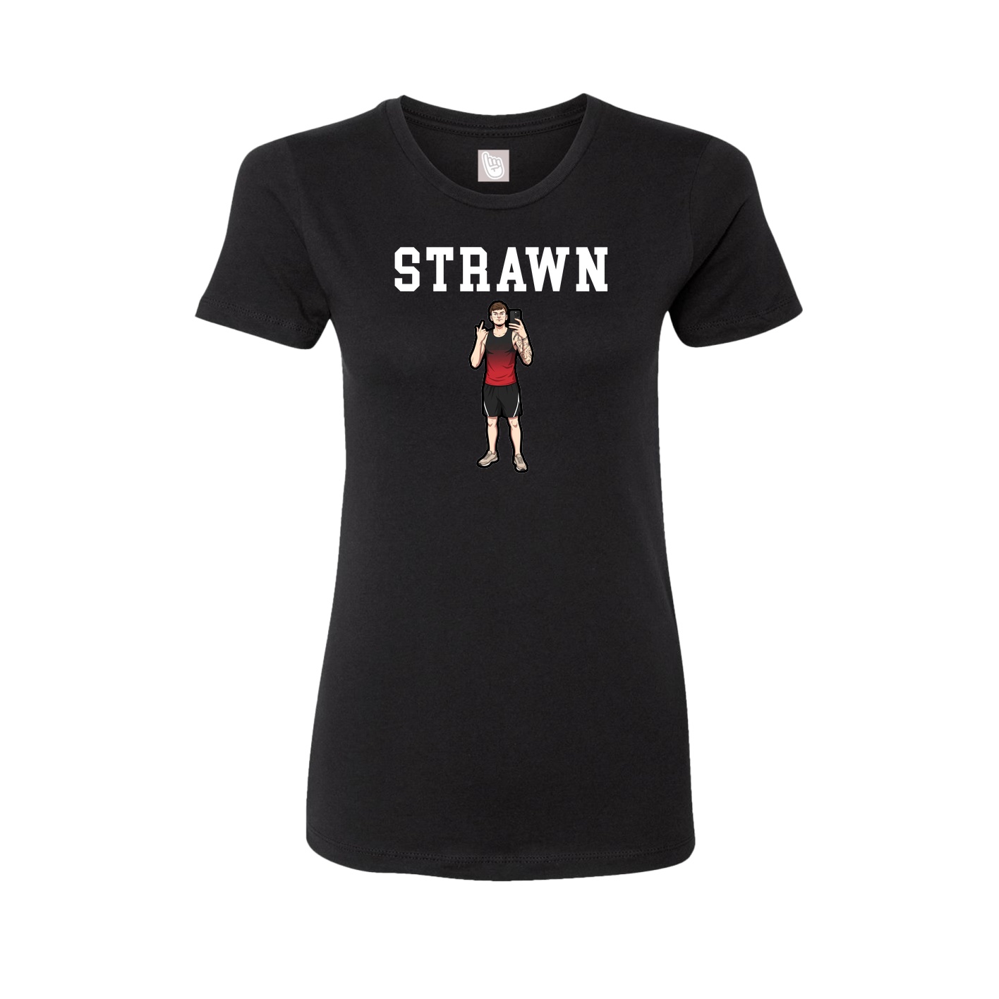 Fitted Women's Tee — Shirsey in Black