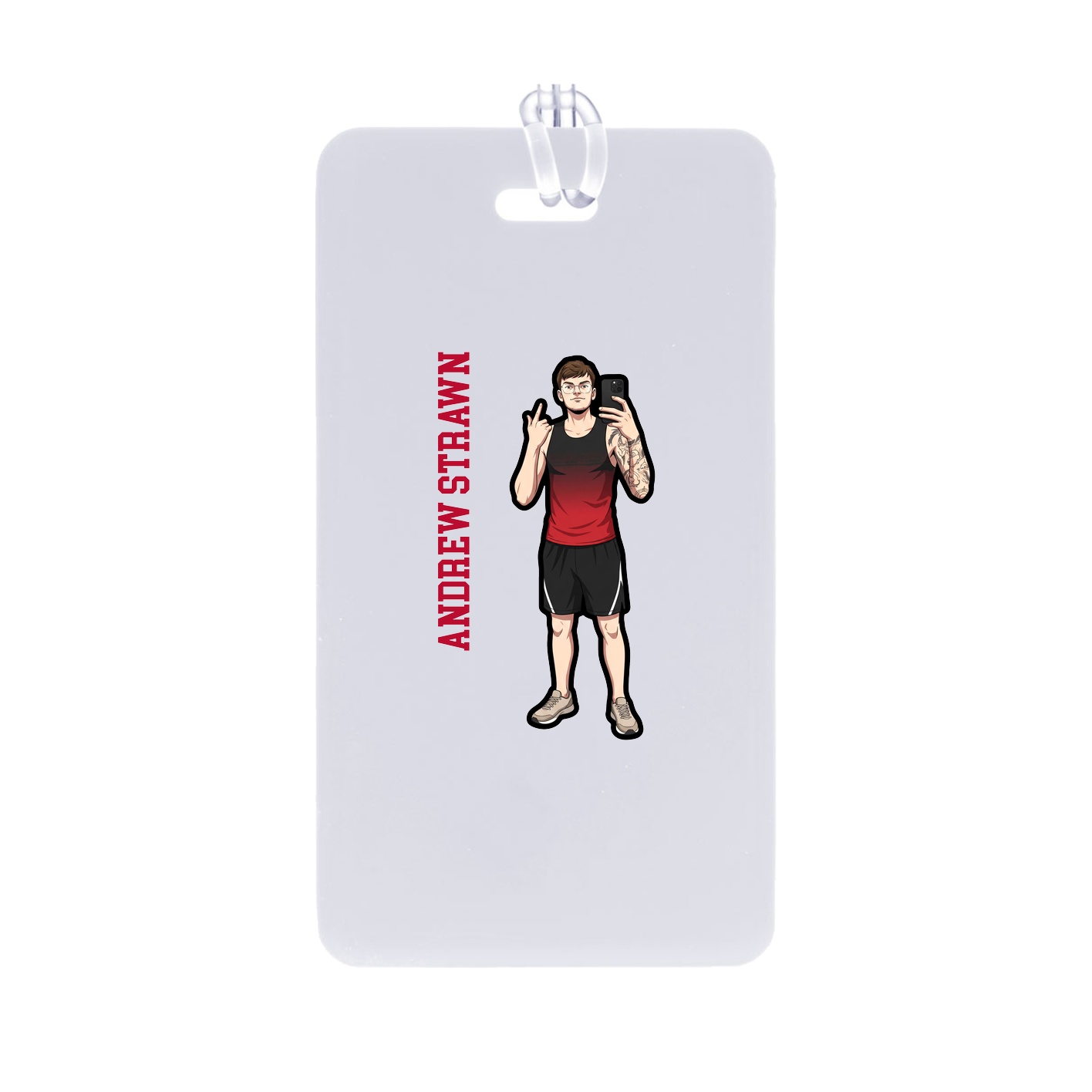 Bag Tag — Name Vertical in Classic