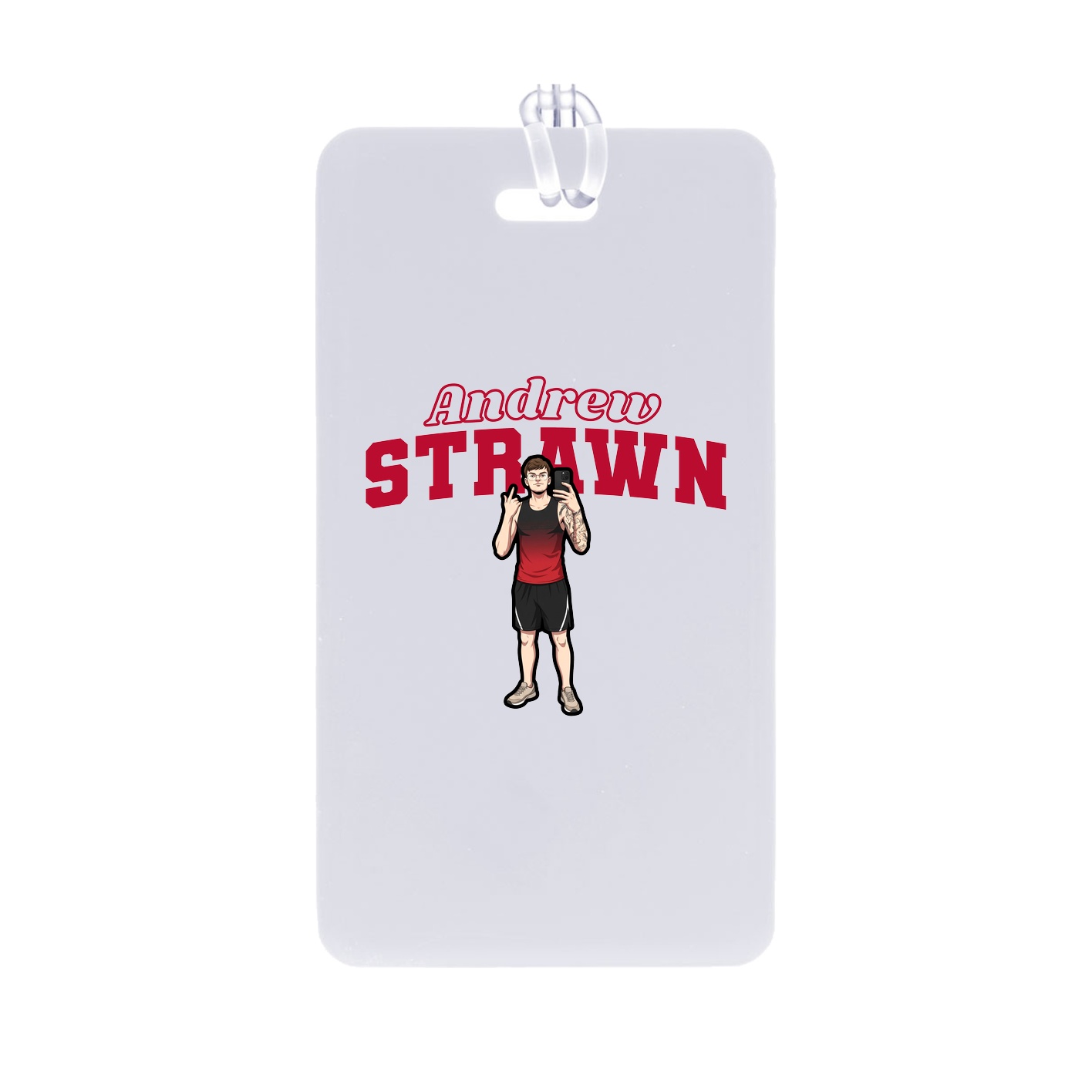 Bag Tag — Name Arch in Classic