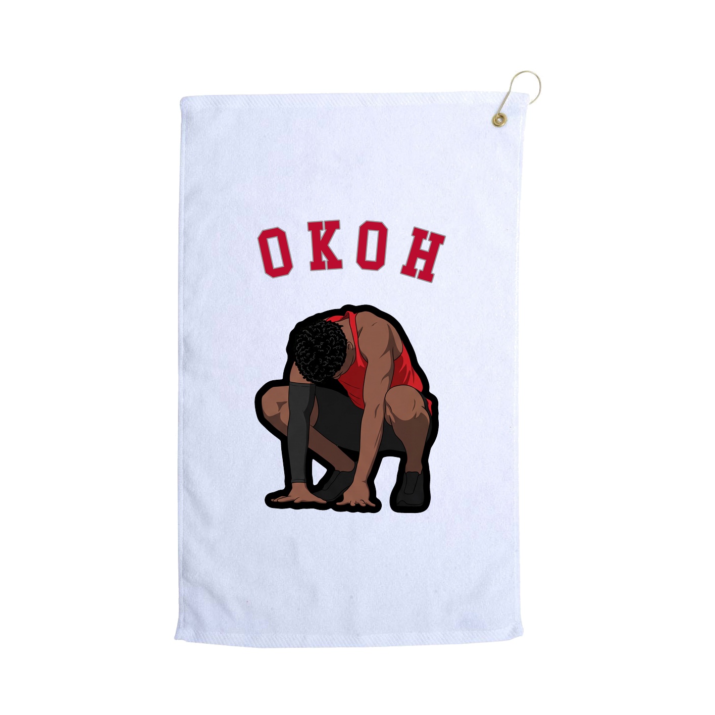 Golf Towel — Shirsey Arch in White