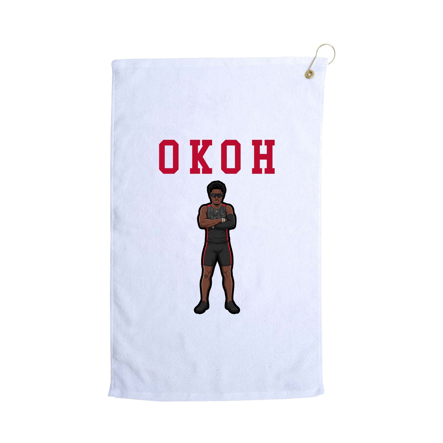 Golf Towel — Shirsey in White