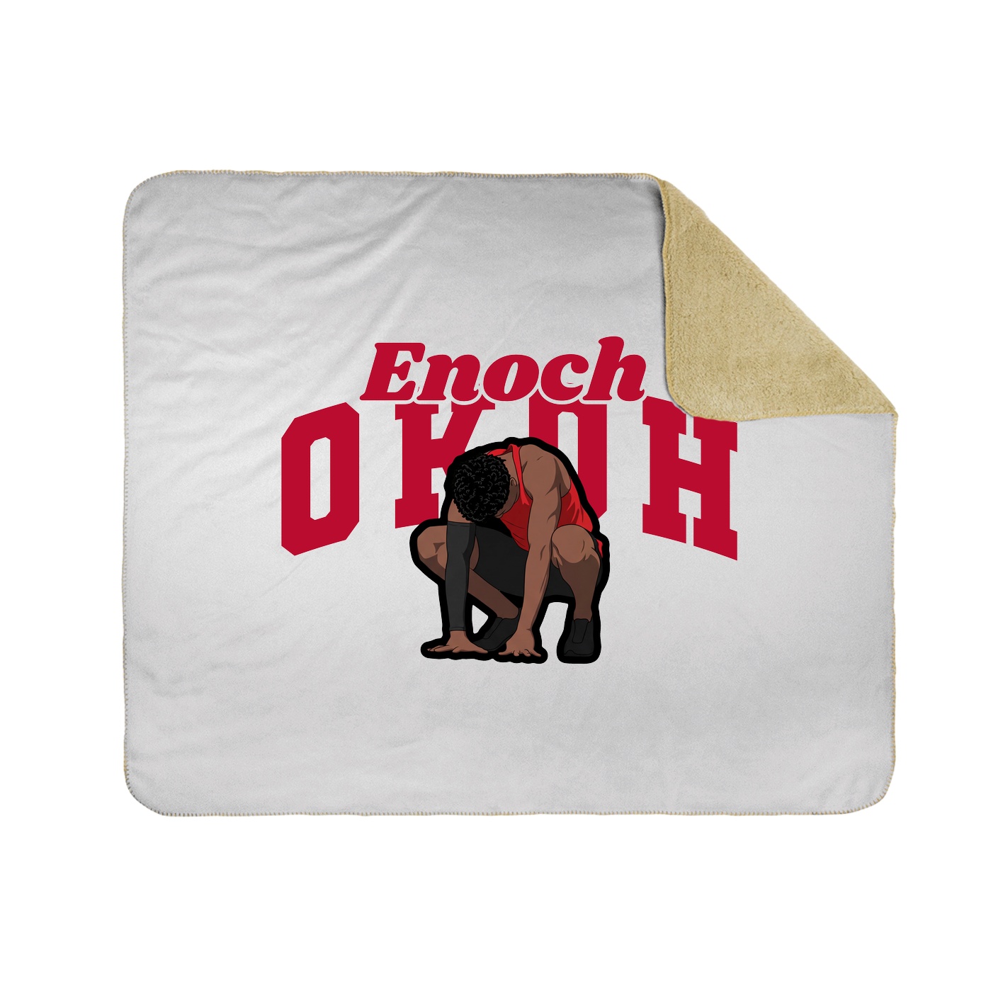 Throw Blanket — Signature Arch in White
