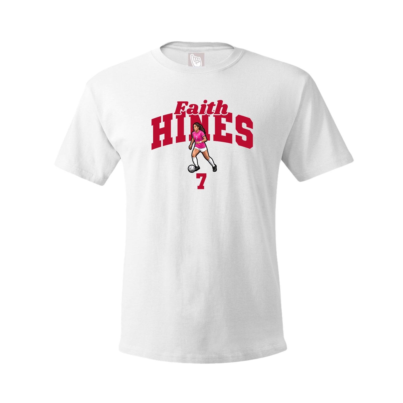 Youth Tee — Signature Arch in White