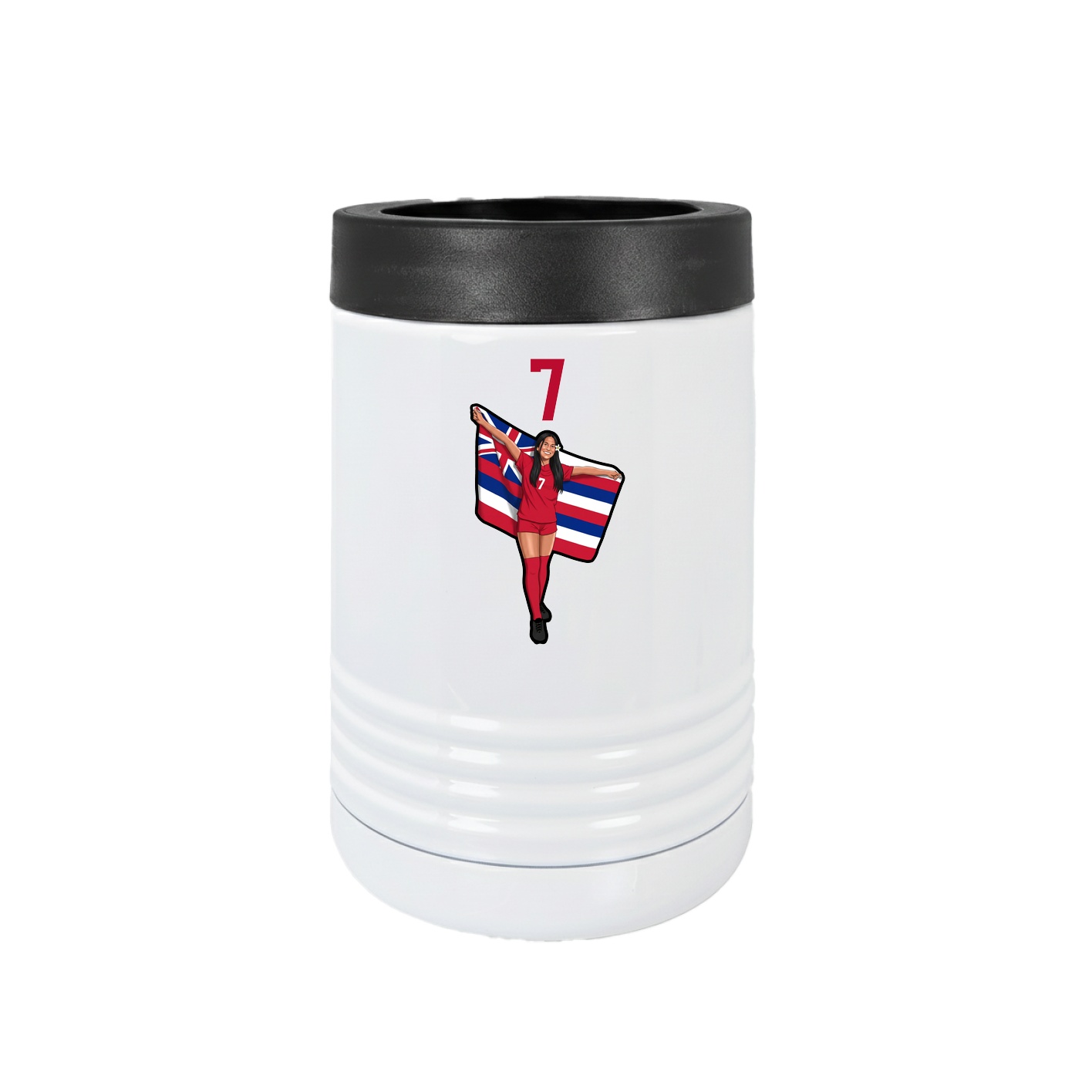 Beverage Holder — Number Top in White