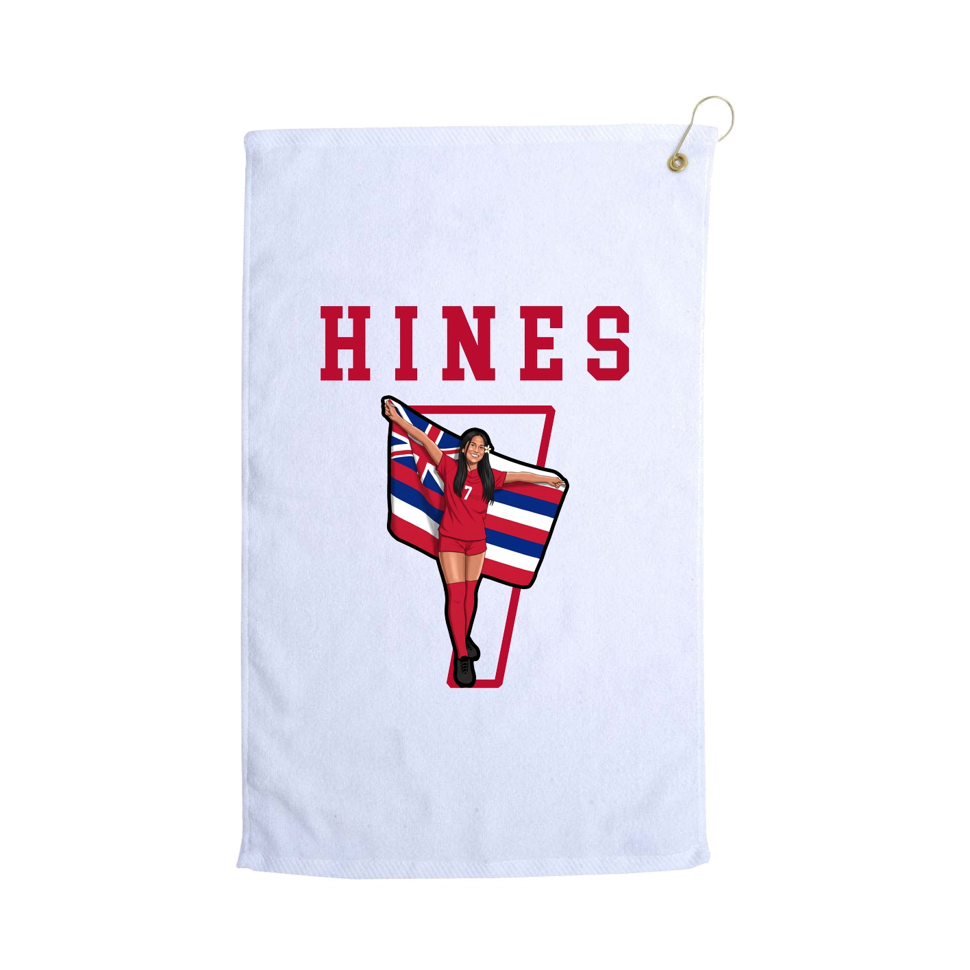 Golf Towel — Shirsey in White